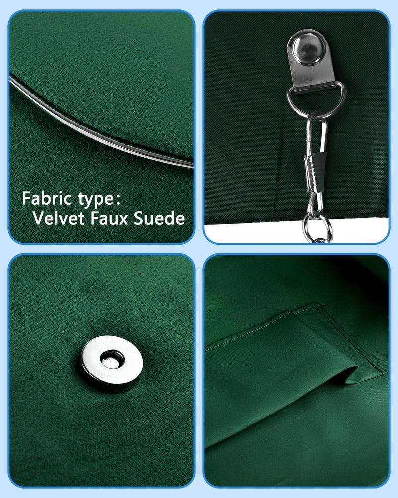 TINDTOP Clutch Purses for Women, Formal Evening Bags Suede Shoulder Envelope Party Handbags Wedding Cocktail Prom Clutches - Image 3